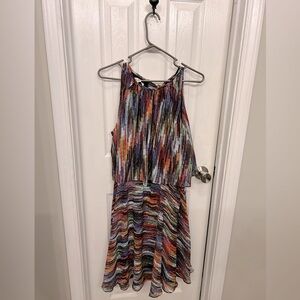 Maggy London Size 10 lined and twirl worthy dress 🐸